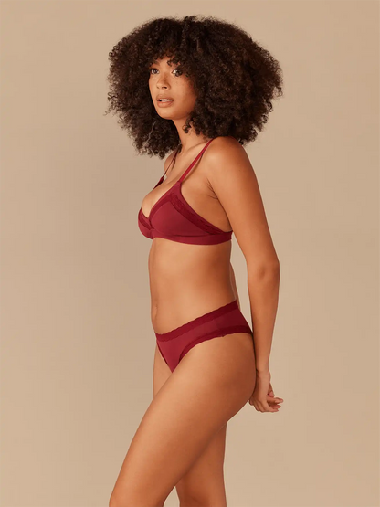 UltraModal™ Lace Tanga | Cabernet