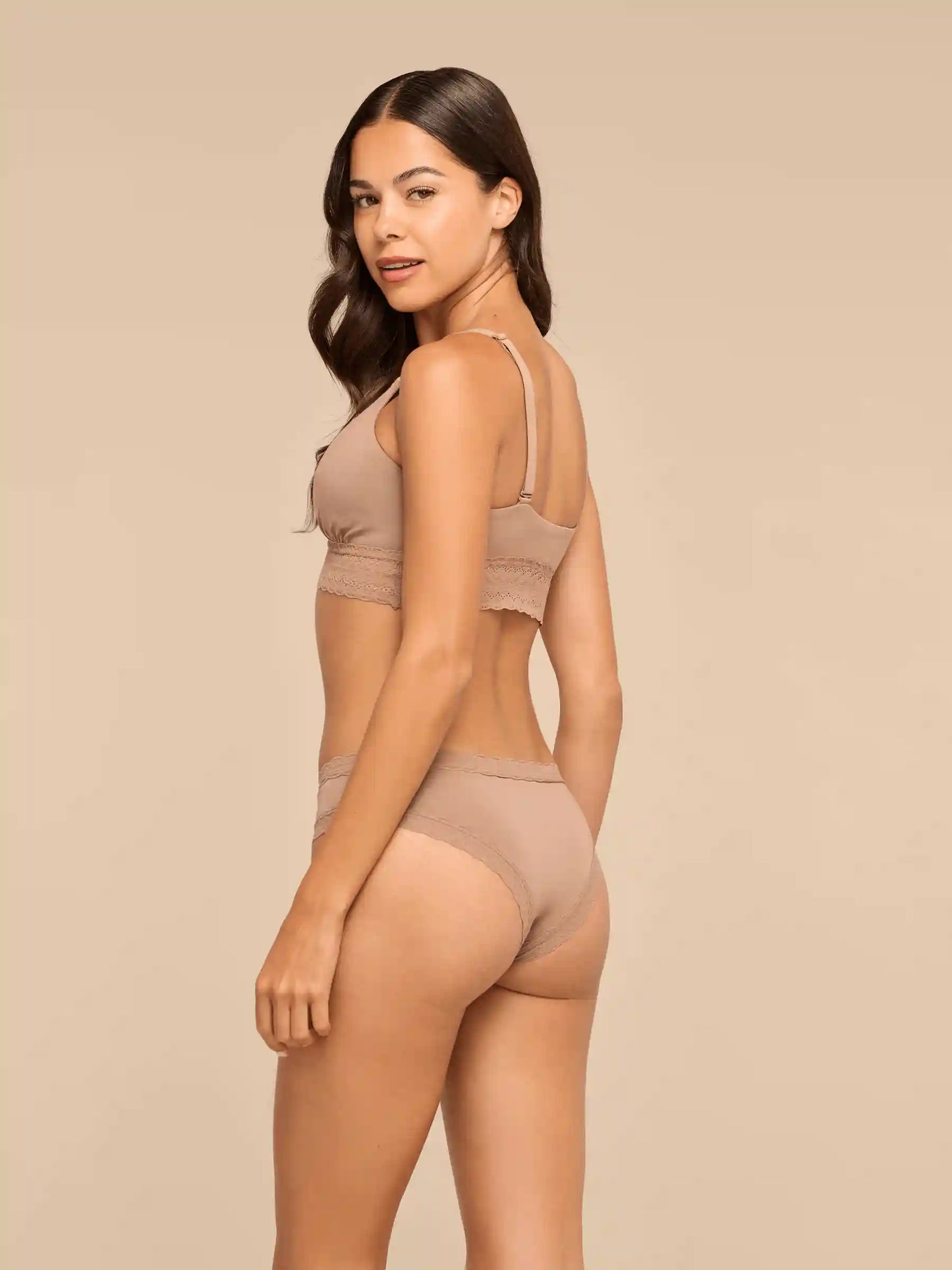 UltraModal™ Lace Tanga | Cocoa