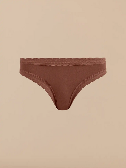 UltraModal™ Lace Tanga | Walnut Shell