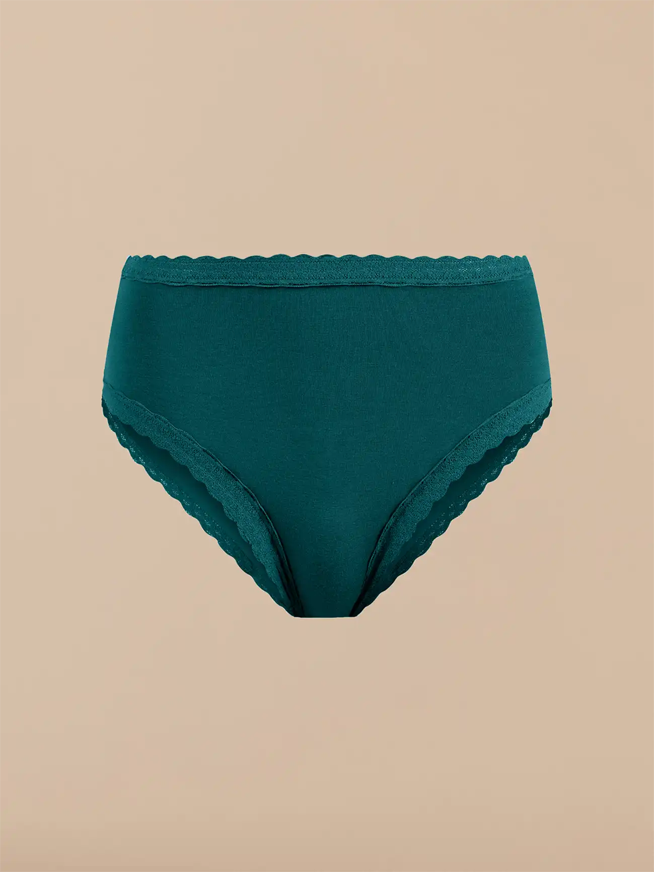 UltraModal™ Lace High-Waisted Cheeky Bikini | Blue Spruce