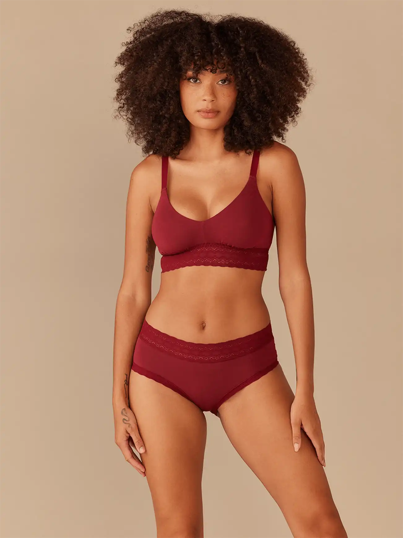 UltraModal™ Lace Hipster | Cabernet