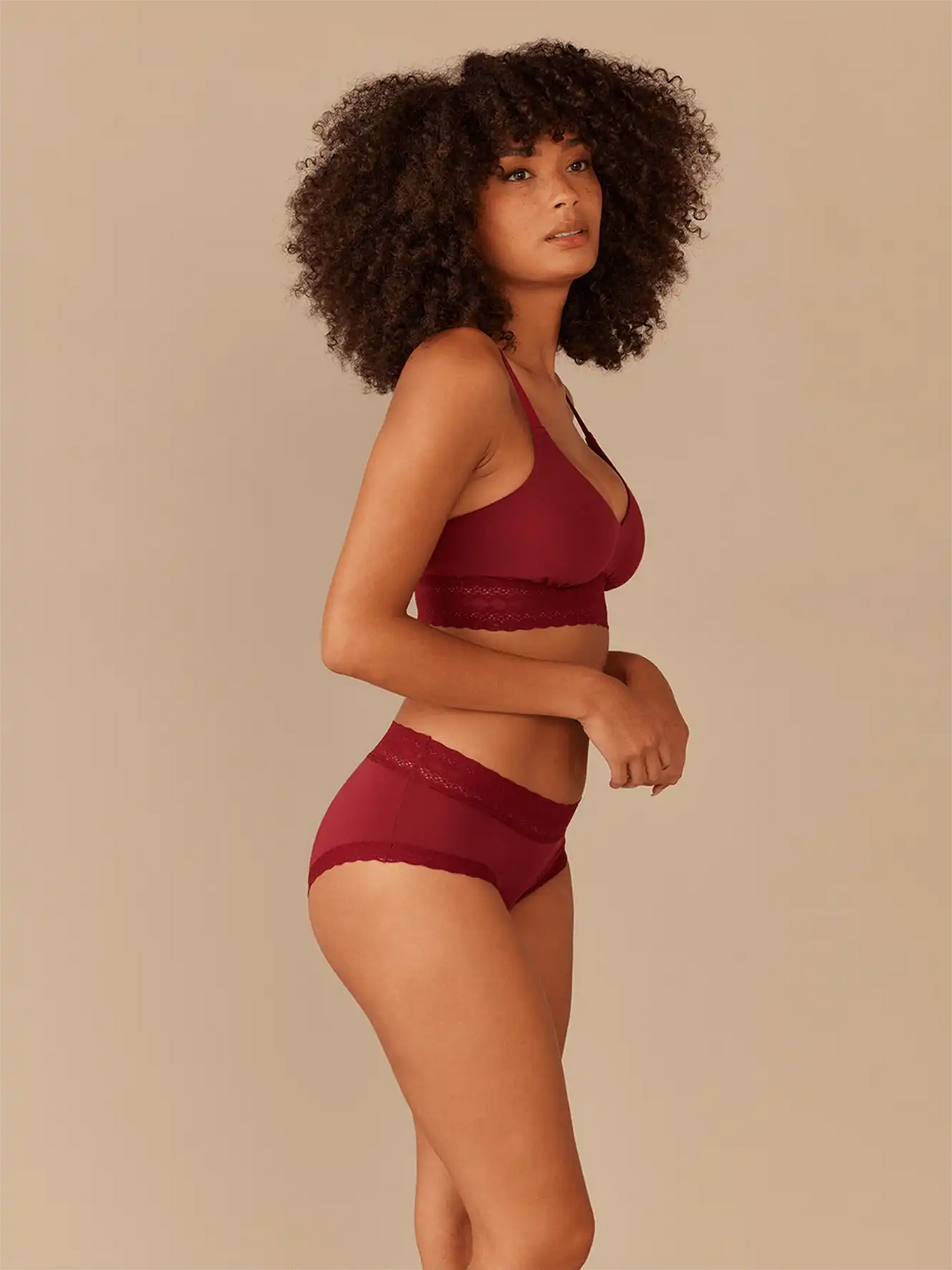 UltraModal™ Lace Hipster | Cabernet
