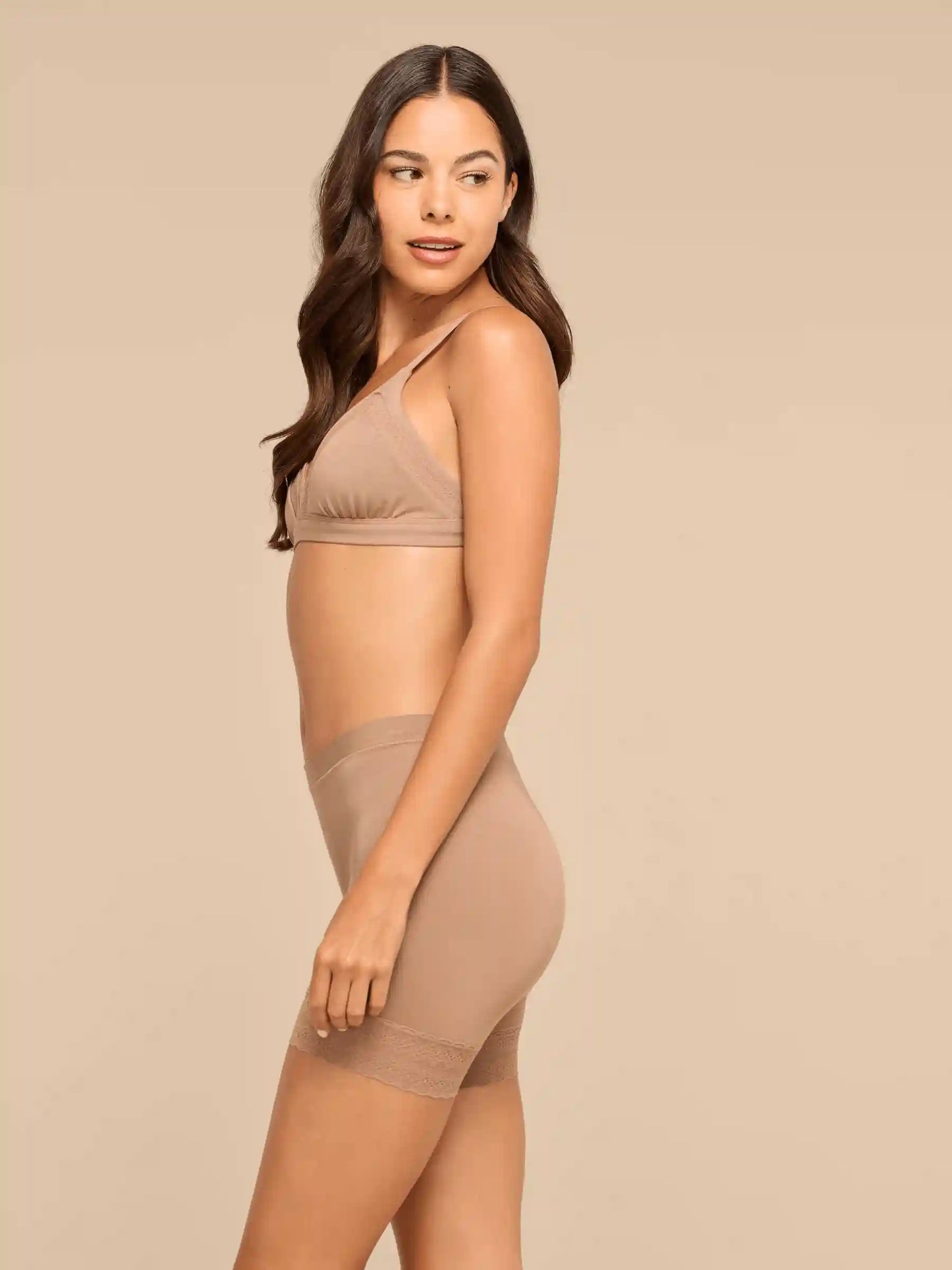 UltraModal™ Lace Long Boyshort | Cocoa