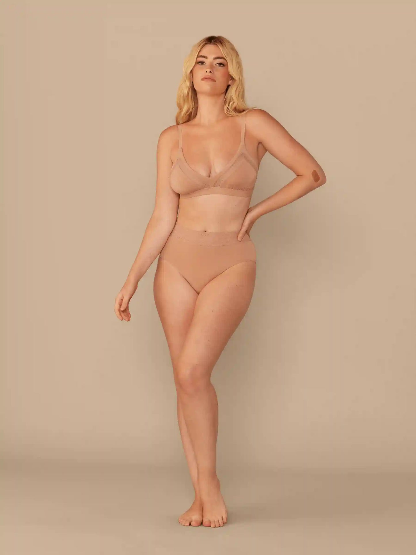UltraModal™ Lace Triangle Bralette | Sand Dune