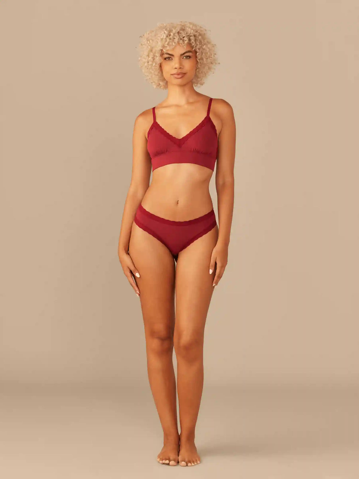 UltraModal™ Lace Plunge Bralette | Cabernet