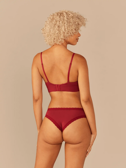 UltraModal™ Lace Plunge Bralette | Cabernet