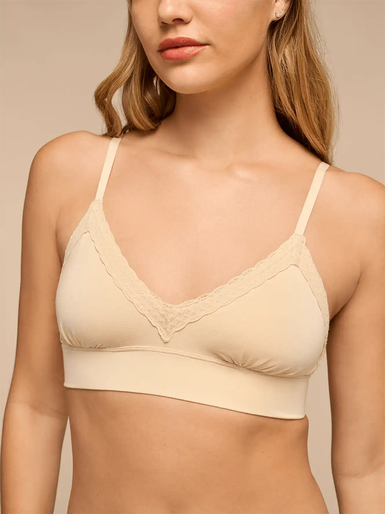UltraModal™ Lace Plunge Bralette | Brazilian Sand
