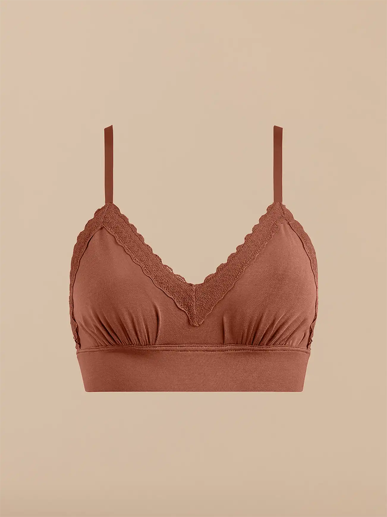 UltraModal™ Lace Plunge Bralette | Cedar Wood