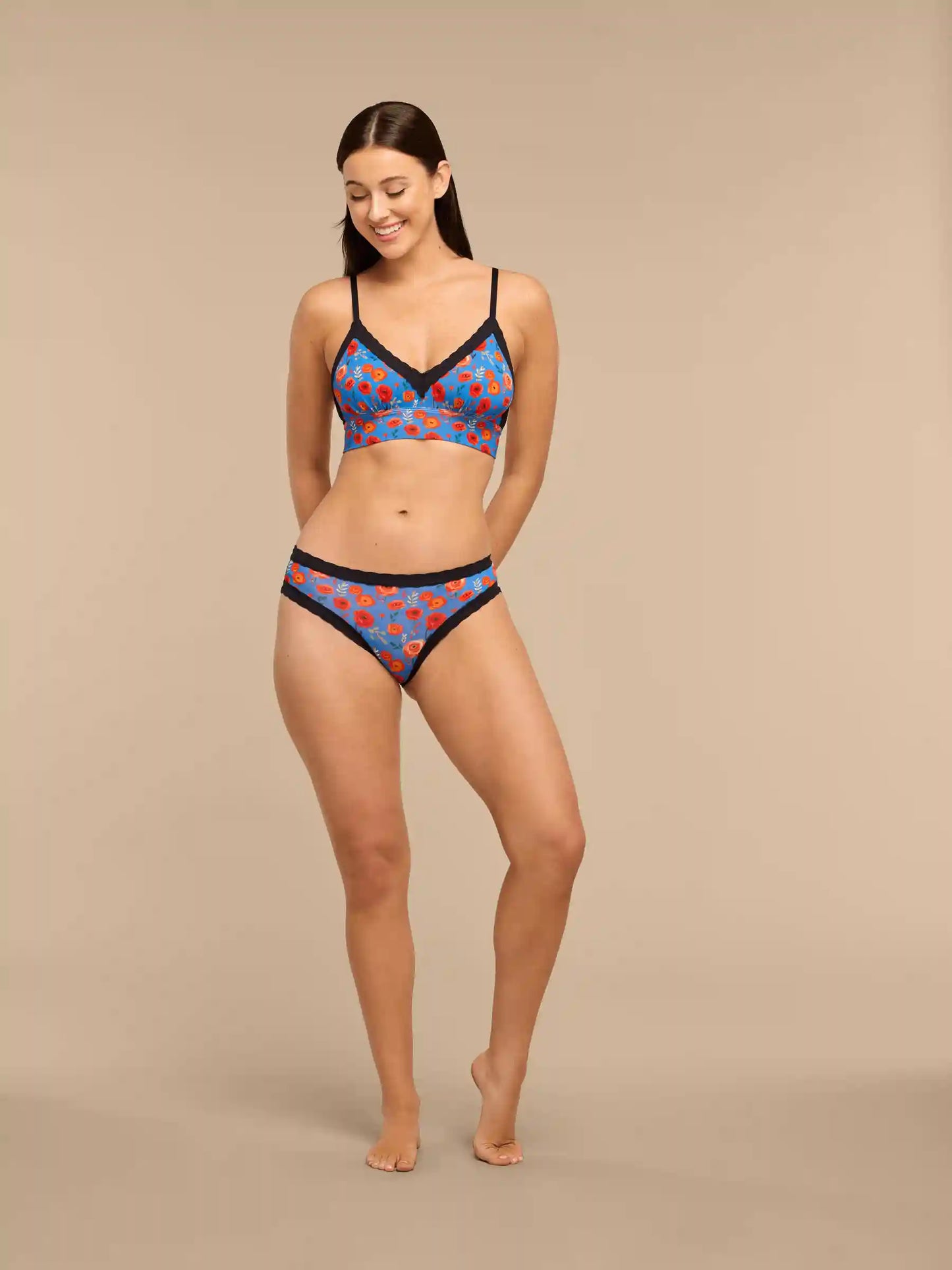 UltraModal™ Lace Plunge Bralette | Painted Petals