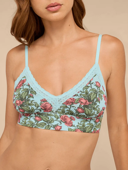 UltraModal™ Lace Plunge Bralette | Peonies