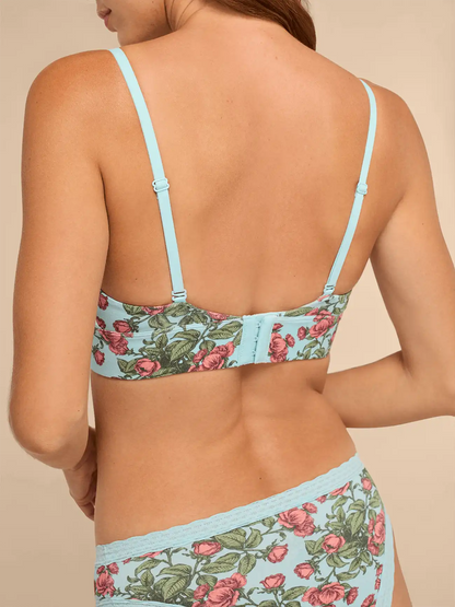 UltraModal™ Lace Plunge Bralette | Peonies