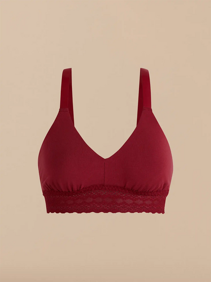 UltraModal™ Lace Longline Bralette | Cabernet