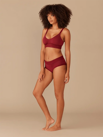 UltraModal™ Lace Longline Bralette | Cabernet
