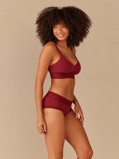 UltraModal™ Lace Longline Bralette | Cabernet