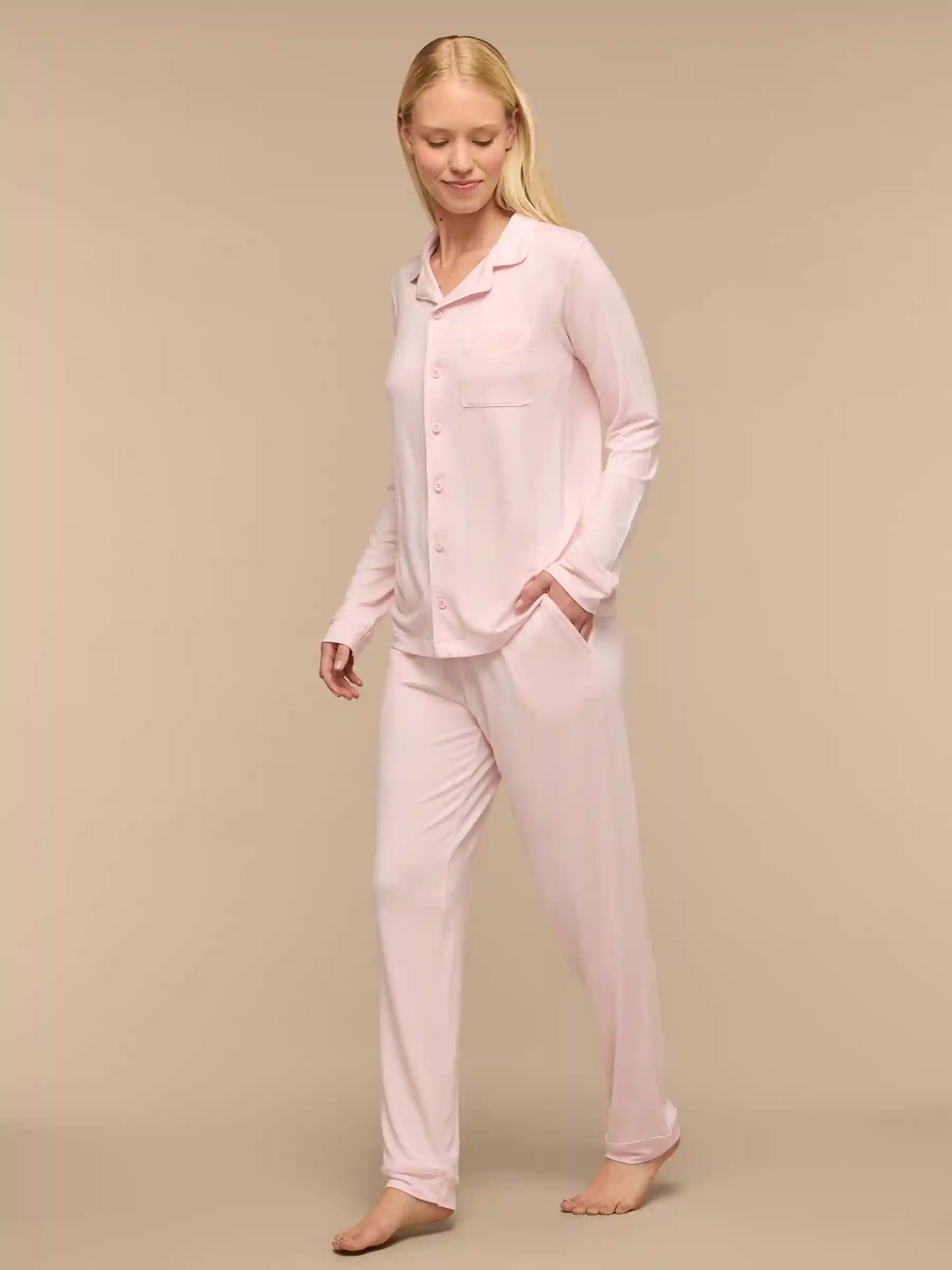 UltraModal™ Long Sleeve PJ Set - Women's | Peony